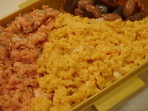 お弁当に★卵1個で卵そぼろ